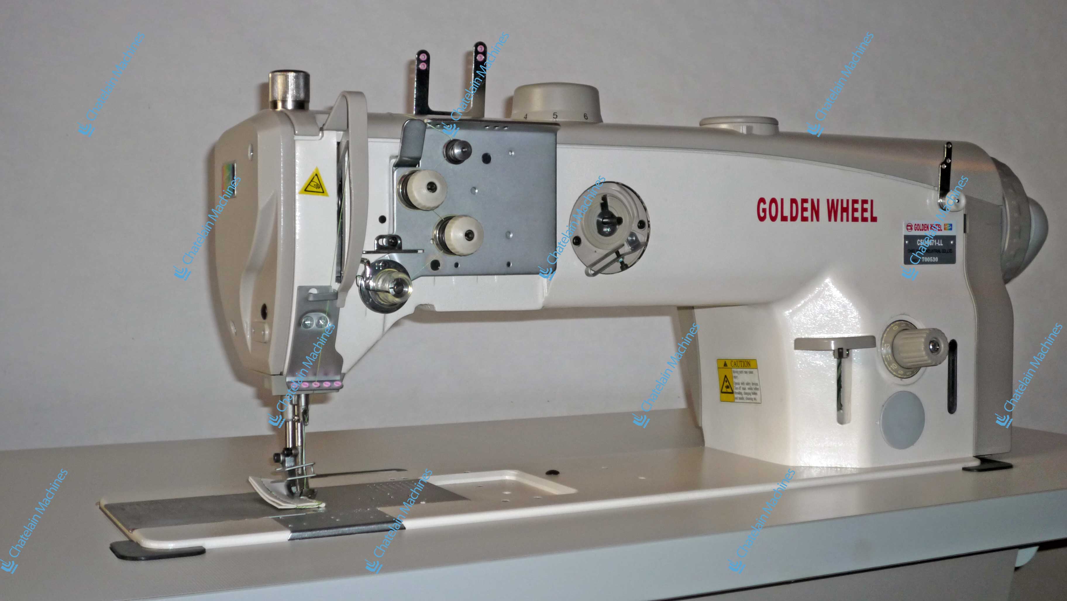 Machine a coudre industrielle golden wheel 8671 triple entrainement